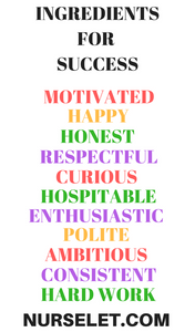 ESSENTIAL INGREDIENTS FOR SUCCESS