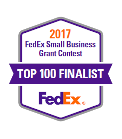Made it to TOP 100 Finalist 2017 FedEx Small Business Grant Contest