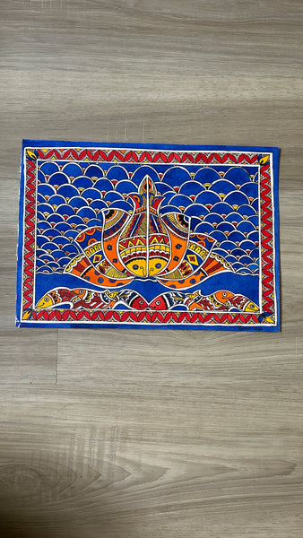Sacred Lotus And Fish