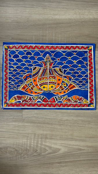 Sacred Lotus And Fish