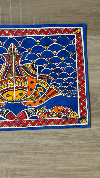 Sacred Lotus And Fish