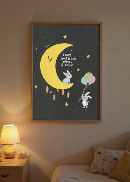 I LOVE YOU TO THE MOON AND BACK